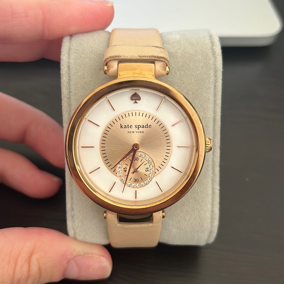 Gold/Tan Kate Spade Watch - Picture 1 of 5